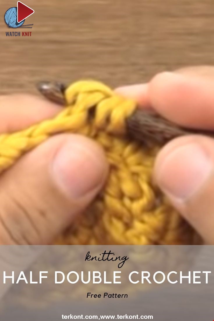 How to Crochet the Half Double Crochet Two Together Decrease (hdc2tog)