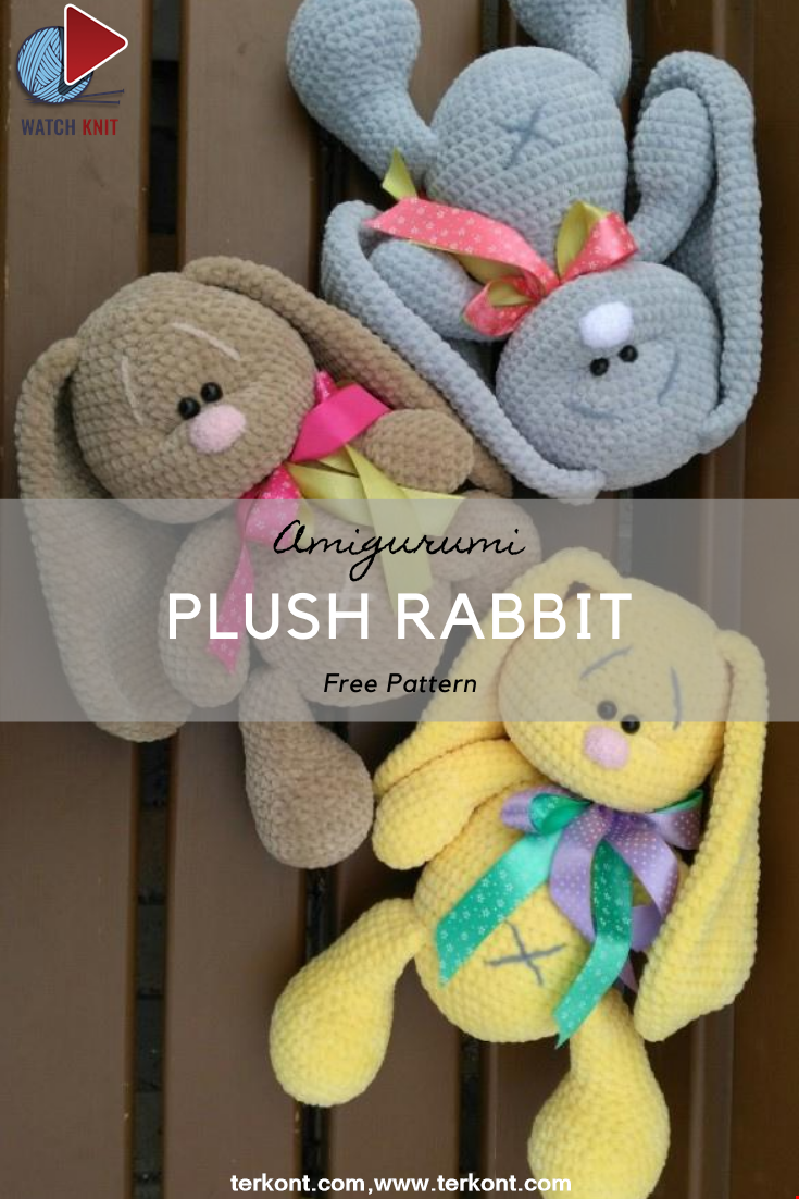 Plush Rabbit Crochet Pattern