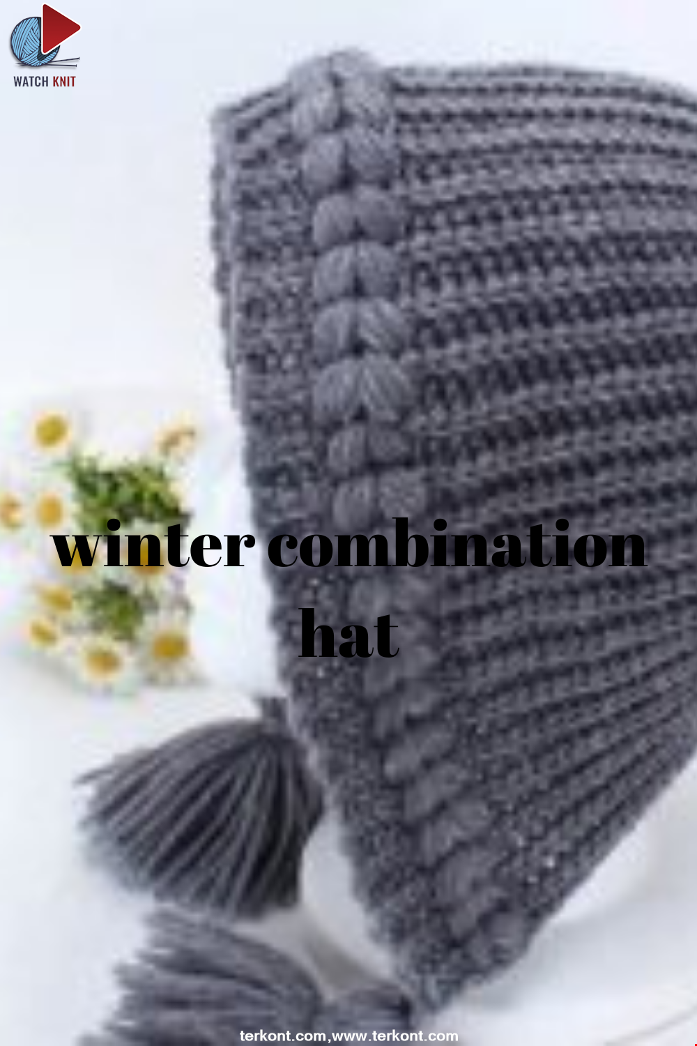 Easy Twist Winter Pattern Hat Making